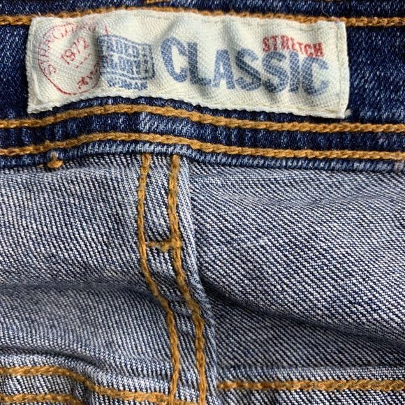 Womens Faded Glory Jeans Straight Relaxed Size 18W Heavy Duty Denim 3082 - Picture 6 of 7